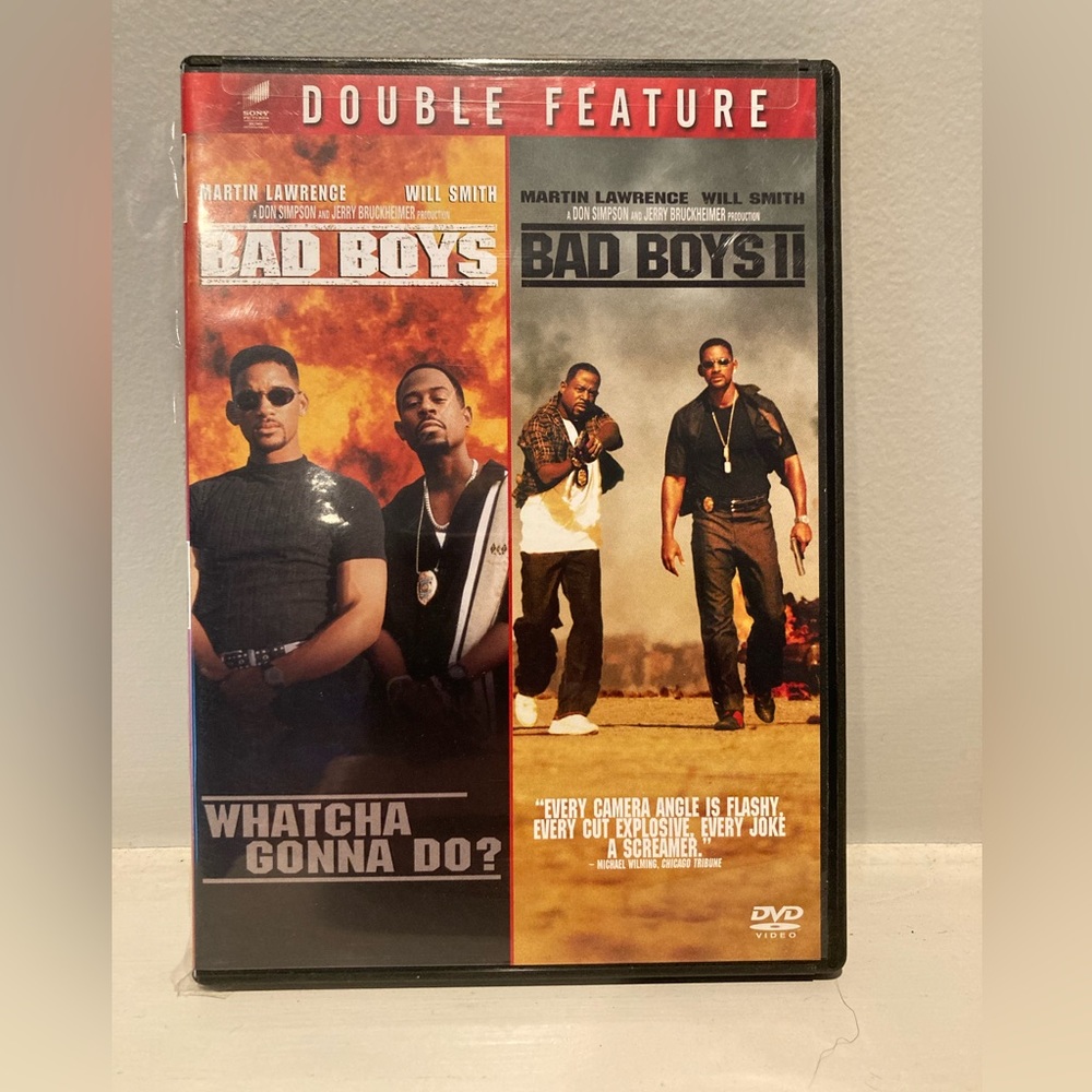 Bad Boys and Bad Boys 2 double feature DVD